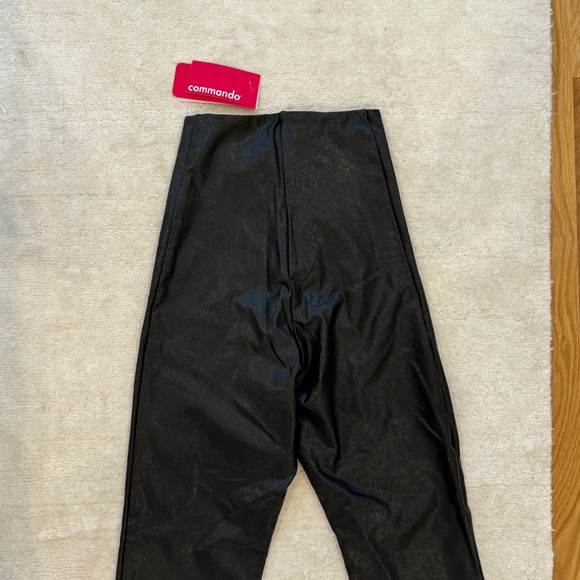 Faux Leather Cropped Flare Pant in Black
Commando - Picture 7 of 9